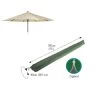 Bosmere C595 - Cover Up Ex Large Parasol Cover With Zip 2 Bosmere C595 - Cover Up Ex Large Parasol Cover With Zip -Garden Goodies Shop Bosmere C595 Cover Up Extra Large Parasol Cover