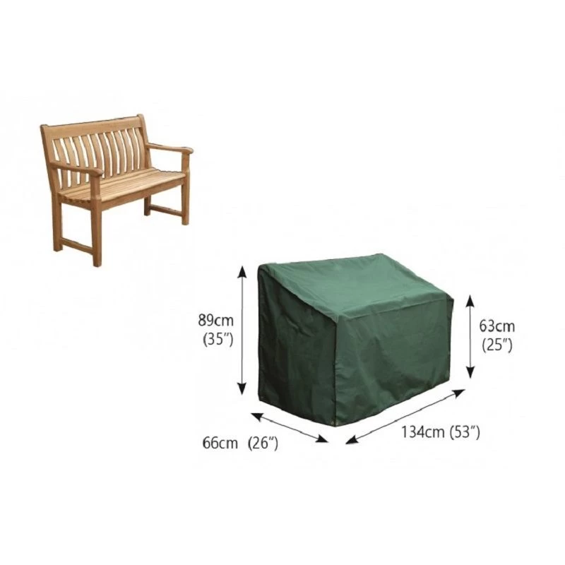 Bosmere C605 - 2 Seat Bench Seat Cover - Green Bosmere C605 - 2 Seat Bench Seat Cover - Green -Garden Goodies Shop Bosmere C605 Seat Bench Cover