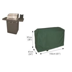 Bosmere C720 - Cover Up Super Grill BBQ Cover - Green