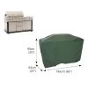 Bosmere C723 - Cover Up Kitchen Barbecue Cover - Green -Garden Goodies Shop Bosmere C723 Cover Up Kitchen BBQ Cover