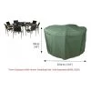 Bosmere C524 - 8 Seater Circular Patio Set Cover - Green 1 Bosmere C524 - 8 Seater Circular Patio Set Cover - Green -Garden Goodies Shop Bosmere Covers C524