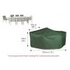 Bosmere C535 - Cover Up Rect Patio Set Cover 8 Seat