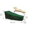 Bosmere C566 - Large Sunbed Cover - Green 2 Bosmere C566 - Large Sunbed Cover - Green -Garden Goodies Shop Bosmere Covers C566
