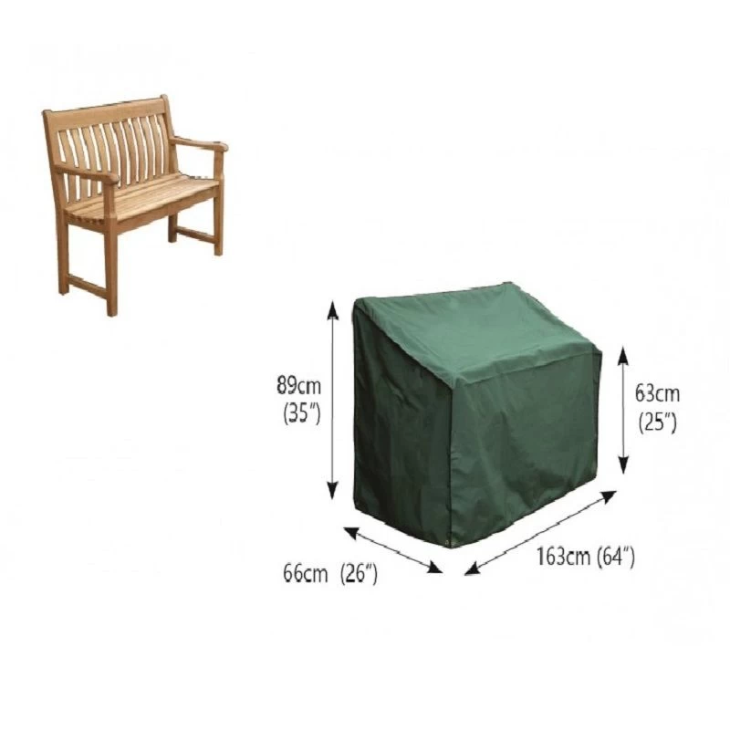Bosmere C610 - 3 Seat Bench Seat Cover - Green Bosmere C610 - 3 Seat Bench Seat Cover - Green -Garden Goodies Shop Bosmere Covers C610
