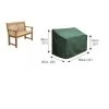 Bosmere C615 - 4 Seat Bench Seat Cover - Green -Garden Goodies Shop Bosmere Covers C615