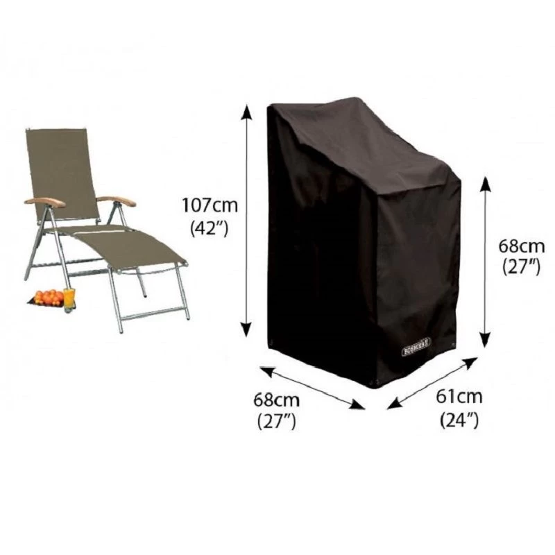 Bosmere D570 - Storm Stacking/Reclining Chair Cover - Black Bosmere D570 - Storm Stacking/Reclining Chair Cover - Black -Garden Goodies Shop Bosmere D570 Stacking Chair Cover