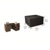 Bosmere M655 - Modular 4 Seater Cube Set Cover Extra Large -Garden Goodies Shop Bosmere M655 Modular 4 Seater Cube Set Cover Extra large