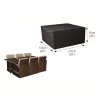 Bosmere M660 - Modular 6 Seater Rectangular Cube Set Cover 1 Bosmere M660 - Modular 6 Seater Rectangular Cube Set Cover -Garden Goodies Shop Bosmere M660 Modular 6 Seater Rectangular Cube Set Cover