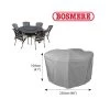 Bosmere U523 - Circular Patio Set Cover Grey - 6/8 Seat -Garden Goodies Shop Bosmere U523 Circular Patio Set Cover Grey 6 8 seat