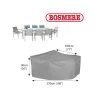 Bosmere U530 - Rectangular Patio Set Cover Grey - 6 Seat -Garden Goodies Shop Bosmere U530 Rectangular Patio Set Cover Grey 6 Seat