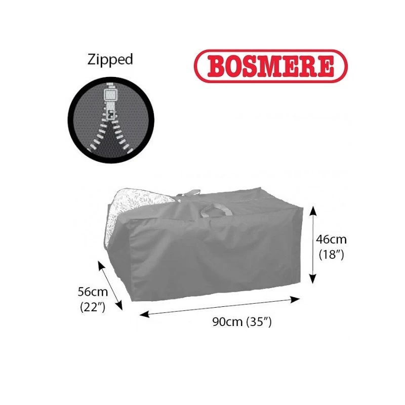 Bosmere U580 - Cushion Sto-Away Thunder Grey Bosmere U580 - Cushion Sto-Away Thunder Grey -Garden Goodies Shop Bosmere U580 Cushion Sto Away Thunder Grey