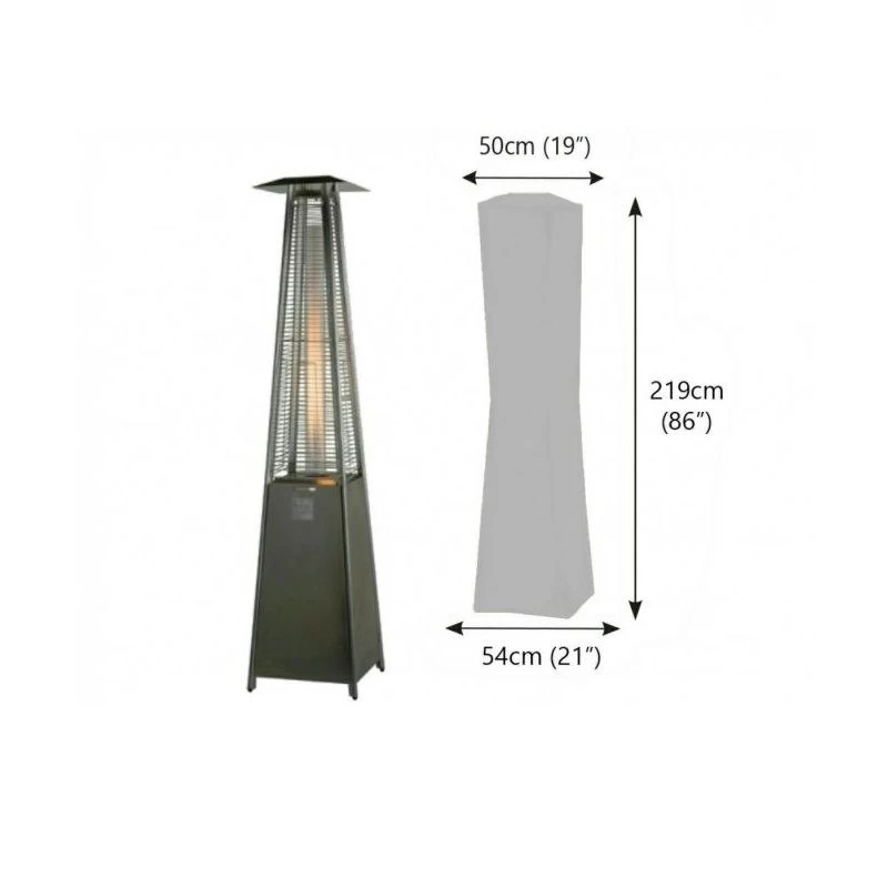 Bosmere U746 - Square Patio Heater Cover Thunder Grey Bosmere U746 - Square Patio Heater Cover Thunder Grey -Garden Goodies Shop Bosmere U746 Square Patio Heater Cover Thunder Grey