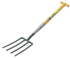 Bulldog Tools 5704042810 - Premier Digging Fork T Handle