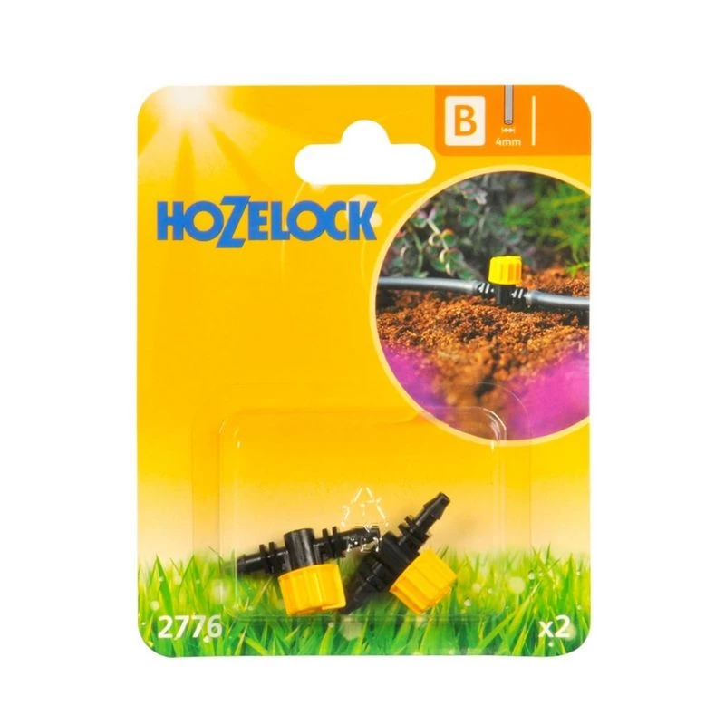 Hozelock 2776 - 4mm Flow Control Valve (2) Hozelock 2776 - 4mm Flow Control Valve (2) -Garden Goodies Shop Hozelock 2776 4mm Flow Control Valve