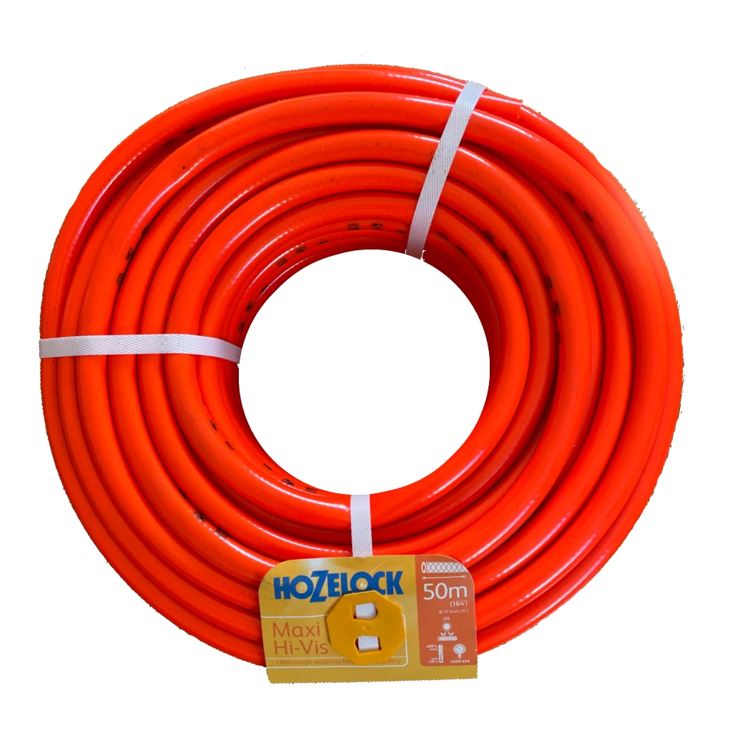 Hozelock Ultraflex Hosepipe 50 Metre 12.5mm (1/2in) - Hi-Vis and Reinforced Hozelock Ultraflex Hosepipe 50 Metre 12.5mm (1/2in) - Hi-Vis And Reinforced -Garden Goodies Shop hivishosepipe 2