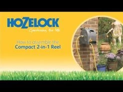 HOZELOCK 2415 COMPACT 2in1 REEL 25M HOSE & FITTINGS Free Standing / Wall Mounted -Garden Goodies Shop hqdefault